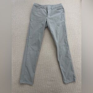 Lululemon ABC Pant Slim 34” inseam,  32” waist (seal grey utilitech)